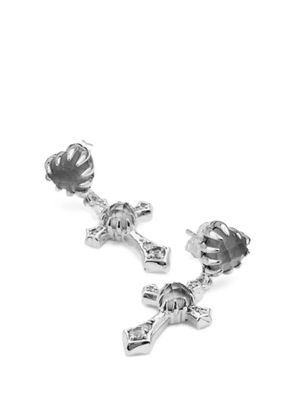 Stolen Girlfriends Club cross sterling-silver earrings