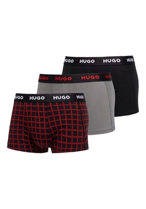 HUGO logo boxers (pack of three) - Black