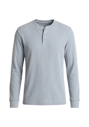 Vince buttoned long-sleeve T-shirt - Blue