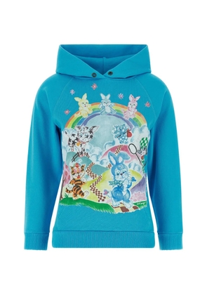 Kenzo Cartoon graphic-print hoodie - Blue