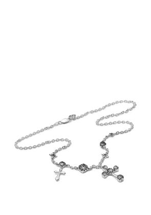 Stolen Girlfriends Club cross-charm necklace - Silver