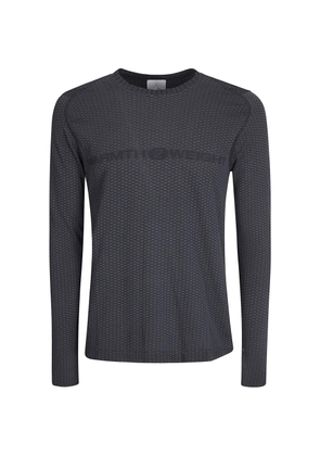 ROA textured long-sleeve T-shirt - Grey