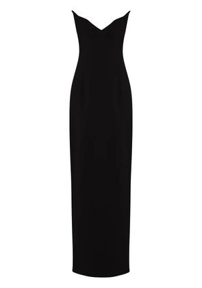 Mônot V-neck strapless gown - Black