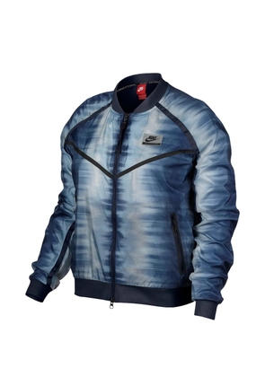 Nike zip-up bomber jacket - Blue