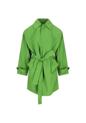 Saint Laurent belted coat - Green