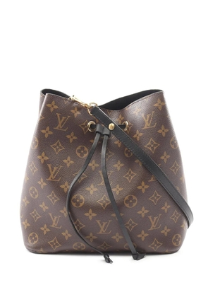 Louis Vuitton Pre-Owned 2017 Monogram Neonoe MM bucket bag - Brown