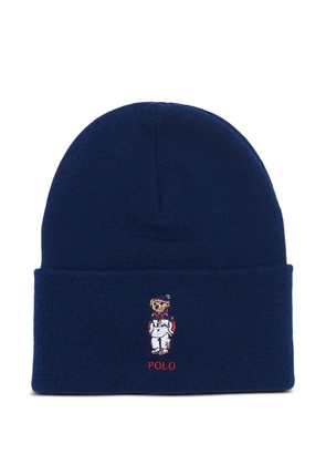 Polo Ralph Lauren 2022 Olympics Polo Bear beanie hat - Blue