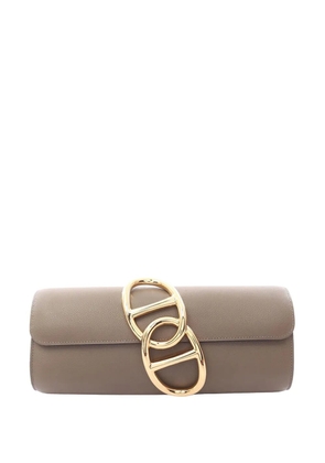 Hermès Pre-Owned 2016 Evercolor Egee clutch bag - Grey