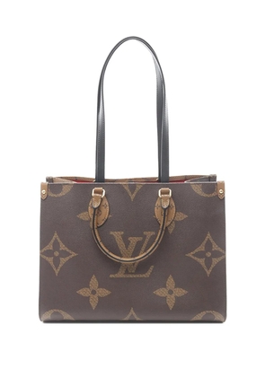 Louis Vuitton Pre-Owned 2020 Monogram Giant OnTheGo MM satchel - Brown