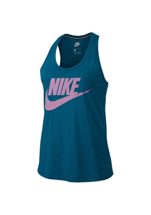 Nike logo tank top - Blue