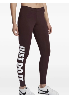 Nike logo-print leggings - Brown