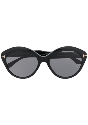 TOM FORD Eyewear FT0763 01A round-frame sunglasses - Black