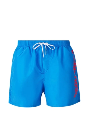 DSQUARED2 logo-print swim shorts - Blue