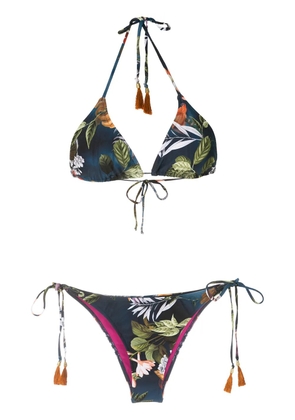 Lygia & Nanny Maya print bikini set - Blue