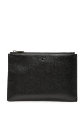 Christian Dior Pre-Owned 2018 Leather Bee Zip Top Pouch clutch bag - Black