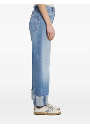 MOTHER The Half-Pipe Ankle Cuff Fray cotton jeans - Blue