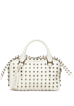 John Richmond studded clutch bag - White