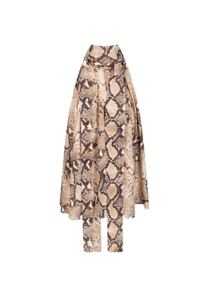 7 For All Mankind snake-print blouse - Neutrals