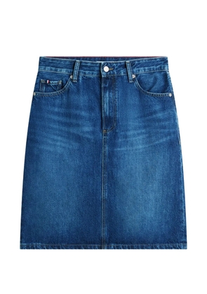 Tommy Hilfiger five-pocket-style mini skirt - Blue