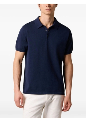 Brooks Brothers button-fastening knitted polo shirt - Blue