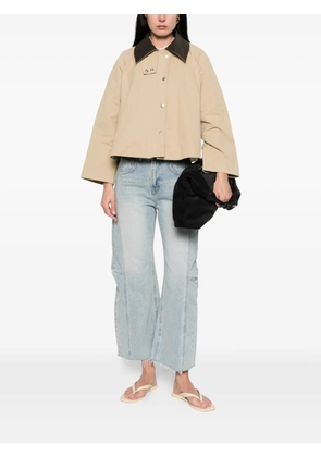 La Piscine collared jacket - Neutrals
