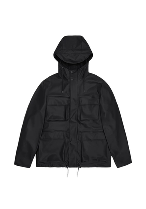 Rains pocket hooded jacket - Black