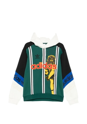 adidas graphic print hoodie - Green