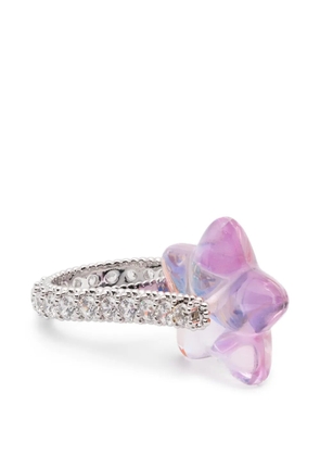 YVMIN star-embellished ring - Silver