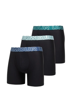 Under Armour mesh logo waistband boxer briefs (set of three) - Black
