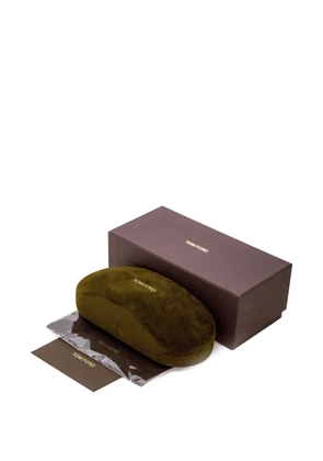 TOM FORD Eyewear metal-bridge geometric-frame sunglasses - Grey