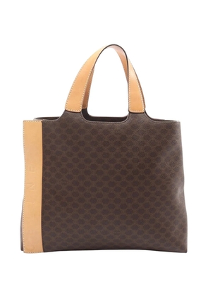 Celine Pre-Owned 20th Century Macadam Coated Canvas tote bag - Brown