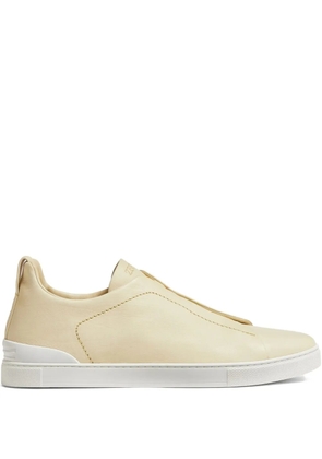 Zegna Triple Stitch slip-on sneakers - Neutrals