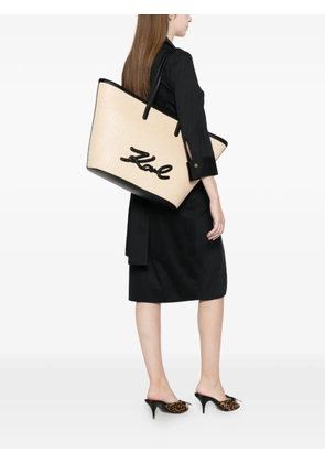 Karl Lagerfeld K/Signature tote bag - Neutrals