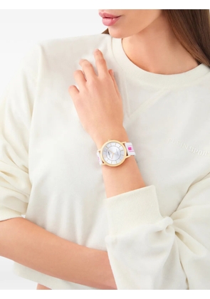 Plein Sport White Silicone 41mm Watch - Silver