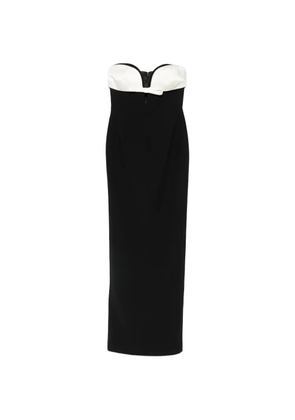 The New Arrivals Ilkyaz Ozel bow-detail maxi dress - Black