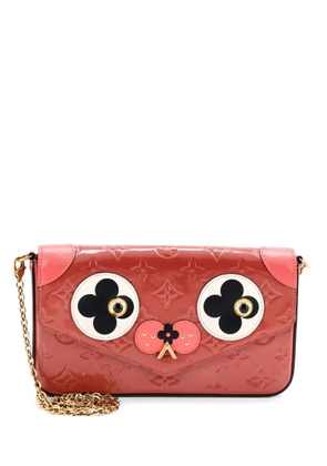 Louis Vuitton Pre-Owned Felicie Pochette Limited Edition Valentine Dog Monogram Vernis crossbody bag - Pink
