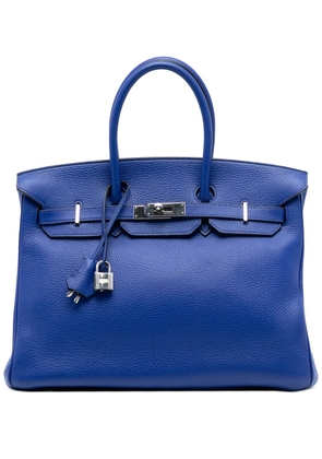 Hermès Pre-Owned 2011 Togo Birkin Retourne 35 handbag - Blue
