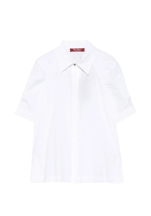 Max Mara Tamore puff-sleeve shirt - White