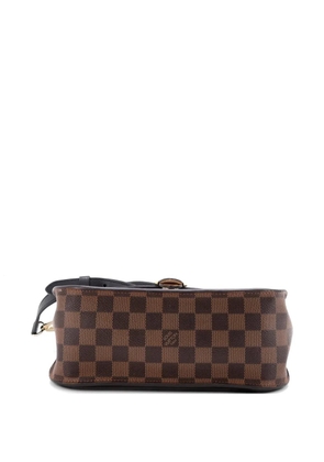 Louis Vuitton Pre-Owned Beaumarchais Handbag Damier with Leather shoulder bag - Brown