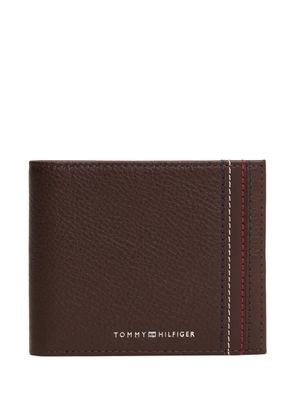 Tommy Hilfiger stitching-detail wallet - Brown