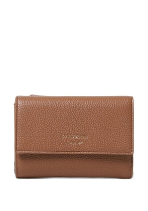 Emporio Armani textured wallet - Brown