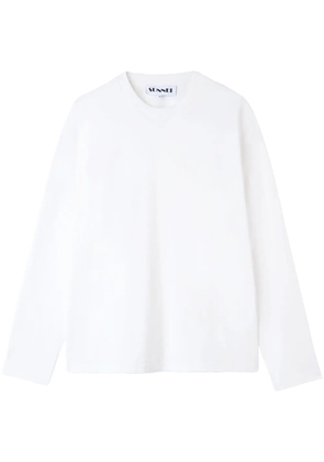 Sunnei logo-embroidered T-shirt - White