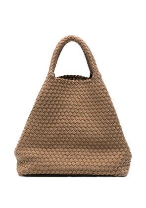 MARREA large Marrea braided handle shoulder bag - Neutrals