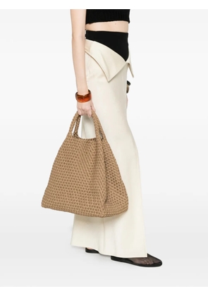MARREA large Marrea braided handle shoulder bag - Neutrals