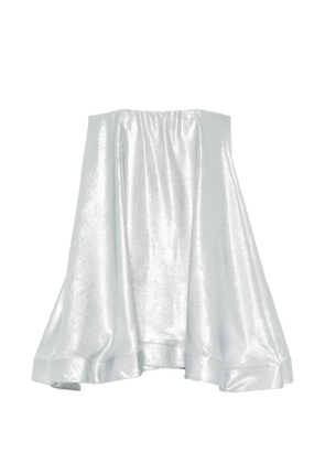 L'IDÉE shimmer mini dress - Silver
