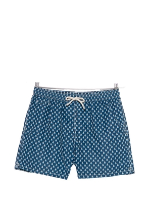 MC2 Saint Barth sail print swim shorts - Blue