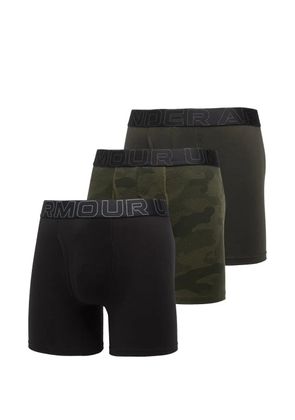 Under Armour logo cotton boxer briefs (set of three) - Black