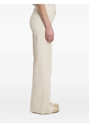 MOTHER The Patch Pocket Twister Fray cotton jeans - Neutrals