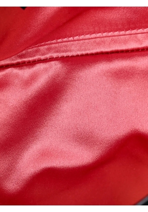 Gucci Pre-Owned GG Marmont Flap Bag Matelasse Velvet Mini shoulder bag - Black