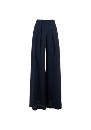 Momoni pleated palazzo pants - Blue